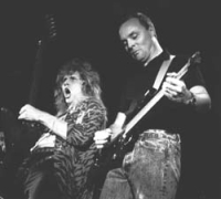 JK jamming with Ronnie Montrose 1987.